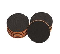 Non-Slip Furniture Pads - 10 PCS 50mm Heavy Duty Rubber Floor Protectors for Hardwood, Laminate, Tile - Anti-Skid Furniture Grippers, Felt & Adhesive Floor Protector Pads for Chairs,Sofas,Tables