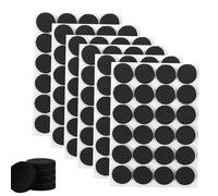 Non Slip Furniture Pads, 144 Pcs Self-Adhesive Furniture Pads, Felt Pads for Chair Legs, 4mm Thick Pads for Furniture Feet, Perfect for Protecting Floors Against Scratches(Black, 22mm)