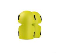 Non-Slip Gardening Knee Pads with Ribbed Protective Shell and Soft Foam Padding for Kneeling on Wet Dry or Uneven Surfaces (yellow and green)