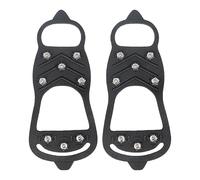 Non-slip Grip Spikes,Anti-Slip Shoe Grippers | 2 Snow Shoe Nails Drop Proof | With 8 Studs Easy to Put on and Take Off Cold Weather Shoes Crampons A pr