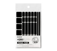 Non Slip Grip Stickers GRIPLUS Rectangle (Black, 100×148mm(3.9×5.8inch))