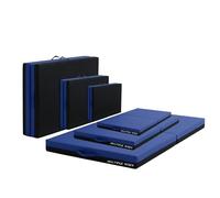 Non Slip Gymnastics Bi Fold Exercise Crash Landing Tumbling Mat For Yoga Aerobics Crashing Training Schools (Navy Blue, 200cm x 75cm)