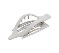 Non-slip Hair Clip Leaf Shape Hair Clip Women Hair Clip Leaf Shape Anti-slip Teeth Hair Pin Back Head Hair Holder Easy to Wear Hair Accessory Light Grey