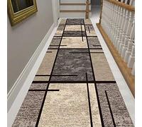 Non-Slip Hallway Runner Rug - Extra Long Modern Carpet for Aisle and Entranceway - Cuttable Household Door Mat
