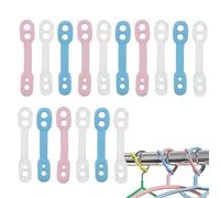 Non-Slip Hanger Clips - 20PCS Anti-Drop Buckle, Strong Balcony Hooks, Laundry Straps, Sturdy Clothes Holders | Closet Home Organization Solution, Suitable for Hanging Shirts Pants Towels