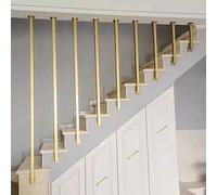 Non-Slip il 30-150cm for Indoor/Outdoor Stairs L-Type Square Gold Support Rod Easy to Install Side Mounted Stair Railing Safety Corridor Grab Bar