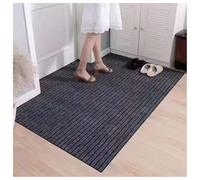 Non-Slip Indoor Door Mat | Heavy-Duty Dirt Trapper, Moisture Absorbent, Machine Washable | Low Profile Design (0.7cm) Fits Under Doors (105 x 145 cm)
