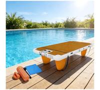 Non-Slip Inflatable Floating Mat 3x2m Extra Wide Multi-Person Dock Platform for Lake Pool Beach & Ocean - Thick Durable Stable Surface for Fun & Relaxation