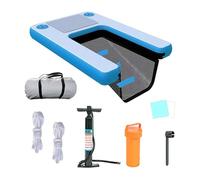 Non-slip Inflatable Water Ramp for Dogs, Safe Pool Ladder for Easy Access to Pontoon, Lakes, Docks - Ideal Summer Swimming Gear