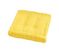 Non-Slip Jacquard Chair Cushions, Comfortable 50x50cm Seat Pads for Dining, Garden & Kids - Stylish Yellow Cushion Covers for Adults & Children
