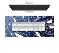 Non Slip Keyboard Pad: Extended Desk Pad for Keyboard & Mous | 31.5 X 11.81 Inch Extended Desktop | Large Gaming Mouse with Rubber Base A