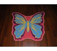 Non Slip Kids Butterfly Playmat / Rug 90cm x 80cm