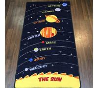 Non Slip Kids Space Play Mat /Rug 80cm x 150cm Hours Of Fun by OrientalRugCompany