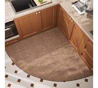 Non-Slip Kitchen Mat 60x60cm Woven Design Soft Area Rug for Floor Durable Kitchen Carpet Absorbent and Easy to Clean Stylish Home Decor