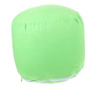 Non-Slip Light Green Foot Stool - Thickened Suede Cover for Bedroom & Shoe Changing Low Step Stool & Raised Footrest Chair for Adults Household Essential