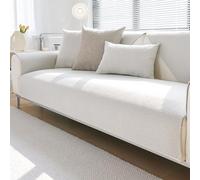 Non-Slip Linen Sofa Cover for L-Sd/Cornet Sofas Soft Protective Slipcover for 1-4 Seater 90x180cm Easy to Clean Slish Sofa Protector