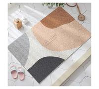 Non-Slip Loofah Shower Mat | Quick-Drying PVC Bathtub Mat with Water Permeability | Anti-Mould Soft Textured Bath Mat, 120x120cm