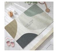 Non-Slip Loofah Shower Mat | Quick-Drying PVC Bathtub Mat with Water Permeability | Anti-Mould Soft Textured Bath Mat, 120x120cm