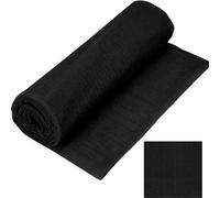 Non Slip Mat 55 x 130 cm with Reusable & Odor-Free, Non Slip Mesh Rugs Underlay Rugs Grip Under Rug Pad for on Laminate, Wooden, Vinyl Floors, Black
