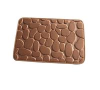 Non Slip Mat Cobblestone Embossed Bathroom Bath Mat Non-slip Carpets In Wash Basin Bathtub Side Floor Rug Shower Room Doormat Memory Foam Pad Non Slip Bath Mats For Inside Bath