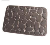 Non Slip Mat Cobblestone Embossed Bathroom Bath Mat Non-slip Carpets In Wash Basin Bathtub Side Floor Rug Shower Room Doormat Memory Foam Pad Non Slip Bath Mats For Inside Bath