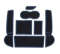 Non-slip Mat For Mazda 6 2008-2013 GH 2009-2012 Sedan Wagon Slot Gasket Interior Accessories Door Groove Mat Pad(Blu)