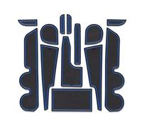 Non-slip Mat For Toyota For Rise For Rocky For Raize Automotive Styling Interior Sticker Car Coasters Fit Anti-Slip Rubber Door Groove Mat(Blu)