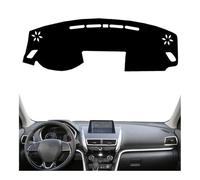 Non-Slip Mats Car Dashboard Cover Mat Pad Dash Protect Carpet Auto Compatible With For Eclipse Cross 2017 2018 2019 2020 2021 2022 2023(LHD Without HUD,Black Edge)