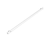 Non-Slip Metal Stair il Wall-Mounted 120cm Indoor/Outdoor Railing for Villas Balconies Hallways Apartments - White Safe &Stair Guard.