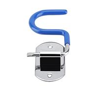 Non-Slip Mop Broom Holder with Additional Hooks for Organized Cleaning Tool Storage, Made of Sturdy 304 Stainless Steel, Compact Size (single mop hook)