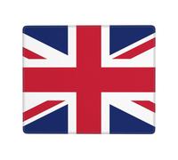 Non-Slip Mouse Pad 7x9 Inch Horizontal with British Flag Print for Laptop Computer and Console Desktop Use