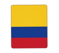 Non-Slip Mouse Pad for Gaming and Office, Flag of Colombia Print Rubber Base Desk Mat, Fits PC, Laptop, Console 7 x 8.6 in