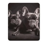 Non-Slip Mouse Pad Gaming Mouse Mat French Bulldog Funny Mouse Pads Waterproof Mouse Mat Portable Mousepad for Laptop Travel Office 25 * 30cm