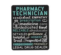 Non-Slip Mouse Pad, Pharmacy Technician Pharmacy Coworkers Technician Graduation Mouse Mat Soft Keyboard Pad 25X30cm for Gamer Typing Studying