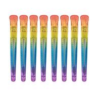 Non Slip No Trace Hairdresser Silicone Band Salon Home Crocodile Hairdresser for Women Men Neon Color Duckbilled Clip Hairstyle Salon Barber Shop