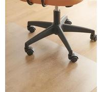 Non-Slip Office Chair Mat 1.5mm Clear Large Rectangle Desk Protector Anti-Scratch Floor Mat for Home & Office Easy to Cut (100cm x 150cm) Ideal for Swivel Chairs