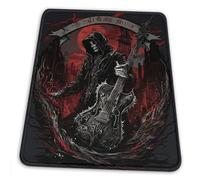 Non-Slip Office Mousepad Sickle Grim Reaper Rock Music Gothic Death Dark 25X30Cm, Mouse Pad Soft Desk Mats For Typing Computer Work