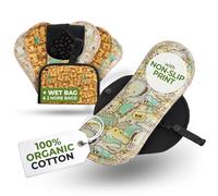 Non-Slip, Organic Cotton Reusable Panty Liners for Teen Girls (Small 7-Pack) - 100% Breathable & High-Temp Washable Cloth Panty Liners for Vaginal Discharge - Gentle on Skin, Stay Fresh & Dry Daily