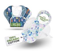 Non-Slip, Organic Cotton Reusable Panty Liners for Teen Girls (Small 7-Pack) - 100% Breathable & High-Temp Washable Cloth Panty Liners for Vaginal Discharge - Gentle on Skin, Stay Fresh & Dry Daily