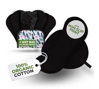 Non-Slip, Organic Cotton Reusable Panty Liners for Teen Girls (Small 7-Pack) - 100% Breathable & High-Temp Washable Cloth Panty Liners for Vaginal Discharge - Gentle on Skin, Stay Fresh & Dry Daily