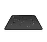 Non Slip Pan - Small Fridge Tray | Spill Proof Square Design with Reusable Features & Appliance Accessories for Refrigerator Use Kitchen Organization Home Safety Garage Storage and Outdoor Utility