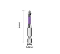 Non-Slip PH2 Batch Head Cross Screwdriver Tool Wood Non-Slip Ph2 Suitable for Home a Grip and efficient Screw-Driving Providing Durability and Reliability (50mm)