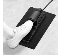 Non-Slip Piano Sustain Pedal Mat - 10" x 7.5" Premium Keyboard Sustain Foot Pedal Support Pad for Enhanced Stability, Carpet & Hardwood Floor Protection (Black, 1 PC)