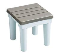 Non-slip Plastic Shower Stool, Small Sitting Bench for Bathroom, Portable Shower Seat, 27x27x30cm