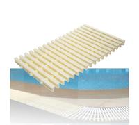 Non-Slip Plastic Swimming Pool Drain Grating Cover, Three-Hole Channel Drain for Driveway & Patio, 30x100CM, 20pcs Overflow Grate for Deck Safety