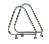 Non-Slip Pool Ramp Set, Safety Rails for Private Pools, 800 x 470 mm, Durable and Easy to Install, Perfect for Pool Accessibility