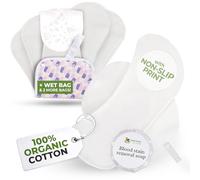 Non-Slip, Premium High Absorbency Reusable Sanitary Pads for Heavy Flow (6 Pack L+XL) - Leak Proof & Odour Free Cotton Cloth Pads for Women High-Temp Washable, Soft & Skin-Safe for Menstrual Comfort