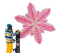 Non-slip protective mat, traction mat for snowboarding | snowflake shaped foot mat, raised non-slip pads for optimal grip control for skiing
