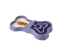 Non Slip Puppy Bowl - Bone Shaped Pet Food Bowl, Spill Proof Puppy Dish | Skat-resistant Dog Feeding Bowl, Puppy Water Bowl