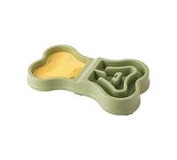 Non Slip Puppy Bowl - Slow Feeder Cooking, Anti Chip Pet Bowl | Puzzle Design Food and Water Tray for Dogs, Portable Dining Solution for Travel, Indoor Use, Outdoor Feeding, Home